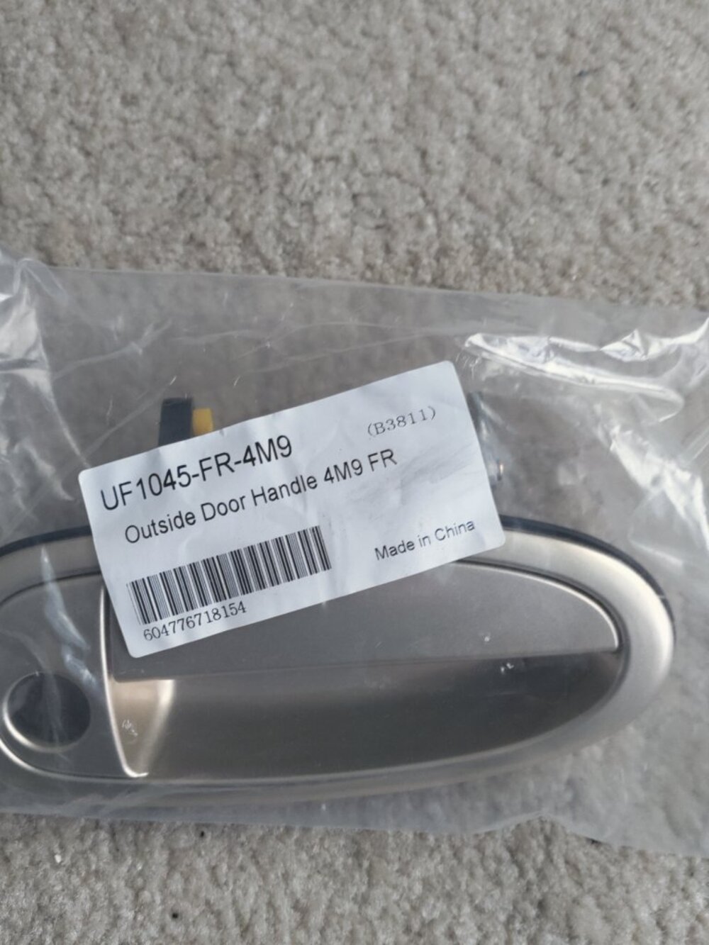 New Front Right Side Outside Door Handle For 1995-1999 Toyota Avalon 4M9